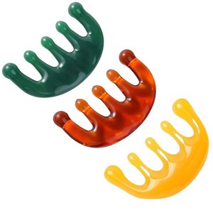 Peigne de massage du cuir chevelu en résine, design à cinq griffes pour le soin des méridiens de la tête - Product Image 3