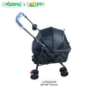 Poussette pliable pour animaux de compagnie ORIENPET & OASISPET avec panier amovible JJFD22334 Produits pour animaux de compagnie