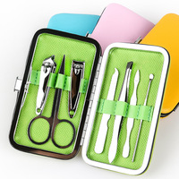 Ensemble professionnel de ciseaux à ongles en acier inoxydable, kit d'outils de manucure pour lime à ongles, vente en gros bon marché
