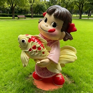 CS234 FRP Durable Handmade Lady Statue Resin Movie Character Sculpture for Commercial Plaza Restaurant Home Interior <b>Decor</b> - Product Image 5