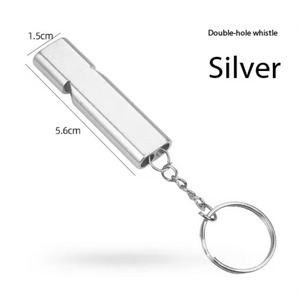 Stainless Steel Aluminum Whistle Emergency Survival Camping Hiking Tool for Outdoor Sports - Product Image 3
