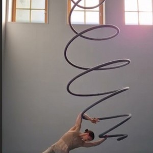 Cerchio Aereo Lyra per Acrobazie, Circo e Fitness Aereo - Product Image 3