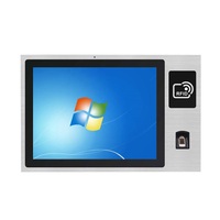 PC industrial todo en uno con panel de pantalla táctil de 15 pulgadas con cámara de lector RFID de impresora de dedo