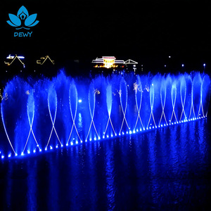 Fontaine musicale <span class=keywords><strong>de</strong></span> luxe pour extérieur DEWY, fontaine <span class=keywords><strong>de</strong></span> danse musicale commerciale avec projection laser, acier inoxydable durable et résistant à l'eau - Product Image 1