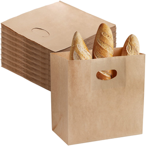 Sacs en papier kraft personnalisés imprimés avec votre propre logo, qualité alimentaire, à prix fabricant, avec poignée, pour cadeaux et achats, à bas prix - Product Image 3