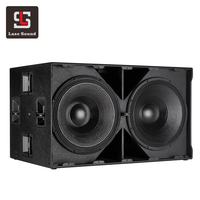 LA 9007-AS 2* Subwoofer actif haute puissance de 21 pouces avec bobine vocale de 5 pouces, 3000W RMS, son live, boîtier en contreplaqué de bouleau
