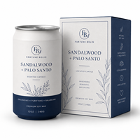 Bougies en cire de soja d'aromathérapie en gros, style unique, pour cadeaux et ornements