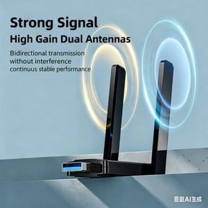 Lf Wifi6S BT5.3 WiFi6 Dual-band Gigabit 5.8G External Laptop Wireless <b>Network</b> <b>Card</b> 1300Mbps USB 2.0 Receiver/Transmitter Stock - Product Image 3