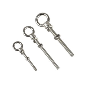 Perno de ojo de acero inoxidable 316 JIS1169 con tuerca, cabeza redonda, tornillo de extensión para elevación y bloqueo - Product Image 2
