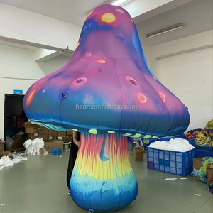 Jamur Tiup Raksasa dengan Lampu LED Dekorasi Buatan 3m Tinggi untuk Acara dan Promosi Aktivitas - Product Image 6