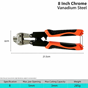 Tijeras/Alicates Mini de Acero Inoxidable OEM de 8 Pulgadas, Cortacables Multifunción, Cortador de Tornillos, Herramienta Manual Industrial Métrica para Cortar Cables/Dadales, Bricolaje - Product Image 6