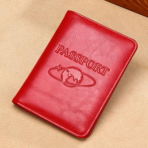 Funda para pasaporte de cuero PU personalizada, carteras para pasaporte de negocios, tarjetero para pasaporte de viaje - Product Image 6