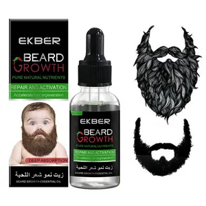 2022 High Quality Ginger Beard Growth Oil Repair Damage Protect Hair Follicles Scientific Thick Best Beard Care Beard Product