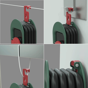 חיצונית רצועת כוח גינה סליל נייד 2 שקעים eu gerרבים תקן ip44 עמיד למים 16a אטמי שקע לשימוש תעשייתי - Product Image 3