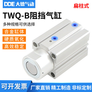 Cilindro de Bloqueo de Doble Acción TWQ20/25/32/40/50X10X15X20SB Tipo Columna Plana, Pistón Neumático con Núcleo de Cojinete, Utilizado para Agricultura - Product Image 5