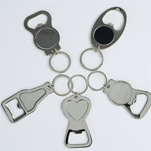 Abridor de botellas de acero inoxidable personalizado, fabricante de abridor de botellas de cerveza para clubes, llavero con logotipo de impresión UV - Product Image 2