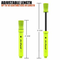 Pompe à air manuelle haute pression BAIMEI en PP et ABS, durable, légère et portable, pour ballons de football et de basketball, vente en gros