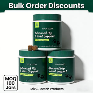 مكمل غذائي للكلاب لدعم المفاصل والوركين بالجلوكوزامين، أقراص قابلة للمضغ، مكمل لدعم المفاصل مع إم إس إم والكريل - Product Image 4