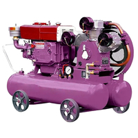 Marteau-piqueur mobile diesel W3.5/5 à commande PLC pour gaz CO2 et compresseur d'air à piston portable pour l'exploitation minière