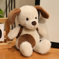 Sac à dos animal en peluche doux et écologique série tissu fausse fourrure conception logo brodé pour les occasions d'anniversaire scolaire remplissage PP