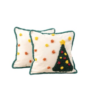 Christmas Embroidered Pillow Cases <b>Rectangle</b> Polyester Home Decor Living Room Sofa <b>Cushion</b> <b>Covers</b> Throw Pillow Features - Product Image 4
