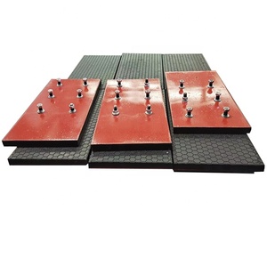 高性能ポリウレタン/ゴムセラミック耐摩耗ライナー/ホッパーおよびシュート用シート - Product Image 1