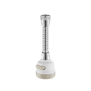 Robinet de cuisine universel noir moderne rotatif à 360° avec aérateur anti-éclaboussures et adaptateur de buse d'arrosage - Product Image 4