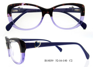 <span class=keywords><strong>Occhiali</strong></span> <span class=keywords><strong>da</strong></span> <span class=keywords><strong>Vista</strong></span> Modello Cat-Eye per Donne, Montature in Acetato Stile Retrò Francese alla Moda - Product Image 3