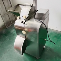 Industriële Gemberwortel Groenten Dicer Machine Aardappel Fruit Snijden Kubus Cassave Taro Snijmachine