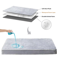 Lit/Couchage Orthopédique pour Chiens Imperméable en Mousse à Mémoire de Forme, Rectangulaire, Taille XL, avec Côtés Rembourrés et Base Antidérapante