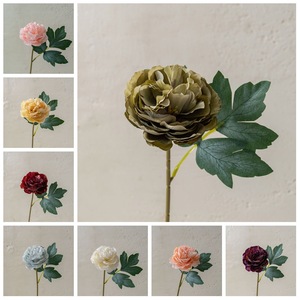 Fleur de pivoine artificielle unique en soie de haute qualité pour la décoration de mariage, de maison et de fête - Product Image 4