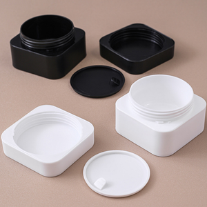 Precio <span class=keywords><strong>barato</strong></span> productos listos 5G 10G 20G 30g 50g mate Rosa Blanco Negro Azul color forma cuadrada tarro de crema cosmética vacío - Product Image 5