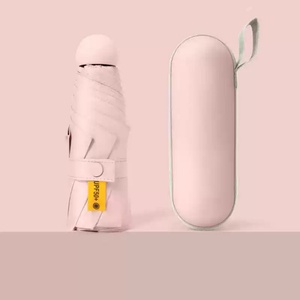 ¡Descuento al por Mayor! Paraguas Plegable Mini Personalizado Impermeable de 5 Pliegues con Logotipo, Paraguas Compacto con Protección UV para Días Lluviosos y Viajes a la Playa - Product Image 2