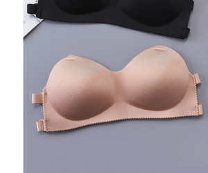 Soutien-gorge push up pour femmes, sous-vêtement jetable sexy, couleur beige - Product Image 6