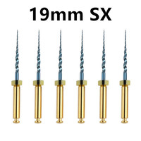 Niceden Clase I Limas Dentales para Tratamiento de Conductos Radiculares, Máquina Oral, Gran Conicidad SX-F3, Limas de Canal de Níquel-Titanio con Activación Térmica