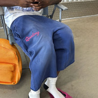 Shorts Bermuda Homme Personnalisés OEM Effet Vieilli 3/4 Imprimés 100% Coton Grande Taille Ample Streetwear Délavé à l'Acide pour la Course