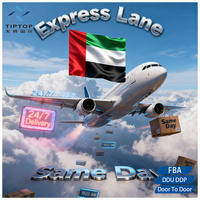 Expédition porte-à-porte par avion et camion vers les Émirats arabes unis avec consolidation FBA, marchandises dangereuses et générales, livraison en 7-9 jours