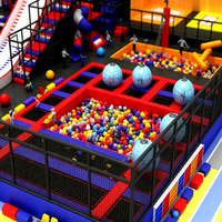 Équipement de terrain de jeu intérieur Rish Trampoline Park Outdoor Safe Durable Slides Swings Creative Designs Kids Commercial