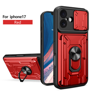 Étui de téléphone avec porte-cartes et anneau de maintien pour Infinix Smart 10+/9/9HD/8+/<span class=keywords><strong>Note</strong></span> 50X/50 <span class=keywords><strong>Pro</strong></span>+/40/30, coque arrière avec fenêtre coulissante - Product Image 5