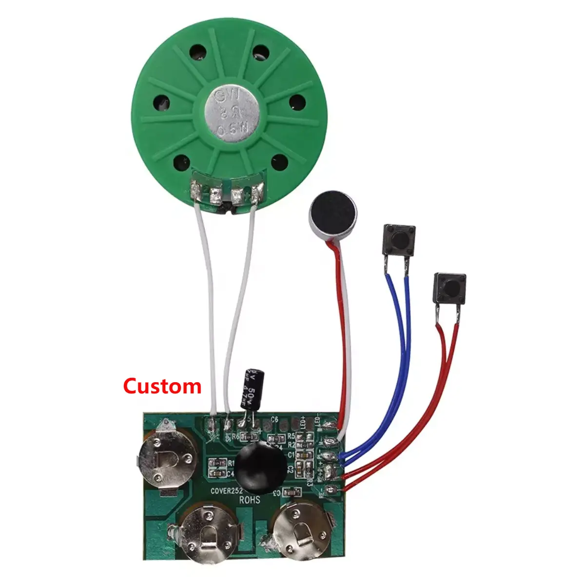 USB ชิปเสียงโปรแกรมได้, โมดูลเสียงสำหรับการ์ดอวยพร DIY ของเล่นของขวัญสุดสร้างสรรค์