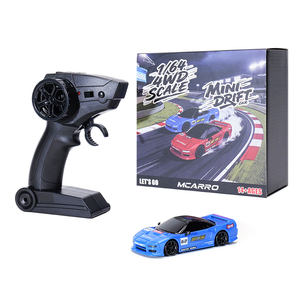 NUEVO MCARRO MC062 1:64 RC Mini Quad-Ride Drift Car, Coche de Carreras de Alta Velocidad con Control Remoto, Modelo de Regalo Listo para Usar en Interiores y Exteriores, Metálico - Product Image 1