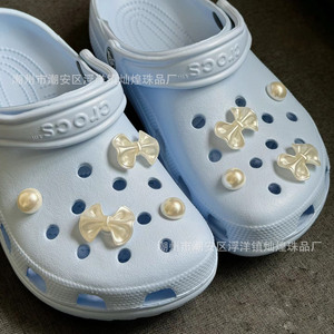 Iridescent Porcelain White Bow Resin <b>Beads</b> For Mobile Phone Decoration Fall 2023 Chaozhou Origin - Product Image 4