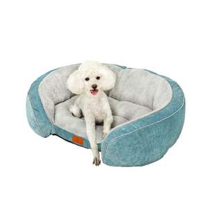 Muestras gratuitas de cama redonda de lujo grande a prueba de masticación personalizada para perro, sofá mullido de tela antideslizante, cama para mascotas, colchón Jumbo para perro grande - Product Image 2