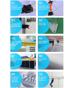 <span class=keywords><strong>Carpa</strong></span> Plegable Grande Personalizada de 3x3, 3x6, 4x4, 5x7, <span class=keywords><strong>6x3</strong></span>, 10x10, 10x20, 3x3m, 6m, 10, 6 pies para Ferias Comerciales, Eventos, Gazebo, Toldo Exterior - Product Image 5
