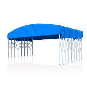 Tente portable électrique avec cadre coulissant, auvent extérieur rétractable pour événements <span class=keywords><strong>et</strong></span> boutiques pop-up - Product Image 5
