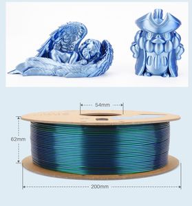 Filamento de PLA de Seda Colorido de Alta Calidad para Impresora 3D, Bobinas de 1.75mm con Tolerancia de 0.02mm, Colores Personalizables, Directo de Fábrica - Product Image 2