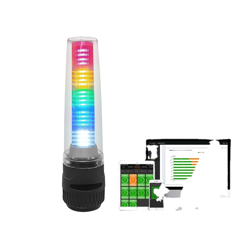 Space-Saving LED Machine Light ONN-M4A Status Indicator & Work Light for CNC Lathe, Lithium Equipment, Three-Color Warning Lamp