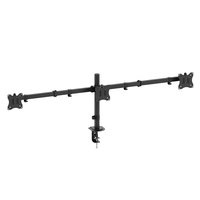 Support triple moniteur en promotion 17-32 pouces – Bras de fixation réglable pour 3 écrans, idéal pour bureau à domicile