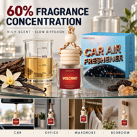 Diffuseur de voiture haut de gamme, désodorisant de voiture personnalisé avec logo, désodorisant liquide pour voiture, huile parfumée longue durée, mini flacon en verre de 8 ml