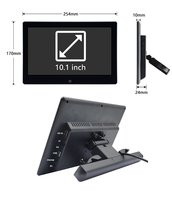 Nuevo Monitor Universal de 10.1 Pulgadas para Reposacabezas de Coche Android 2+32G Reproductor Multimedia de Vídeo 1080P con Pantalla Táctil BT WIFI y Mirror Link